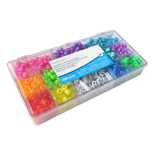 Alphabet & Pony Bead Box By Creatology™